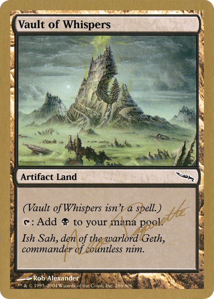 Image of Vault of Whispers (Aeo Paquette) [World Championship Decks 2004]