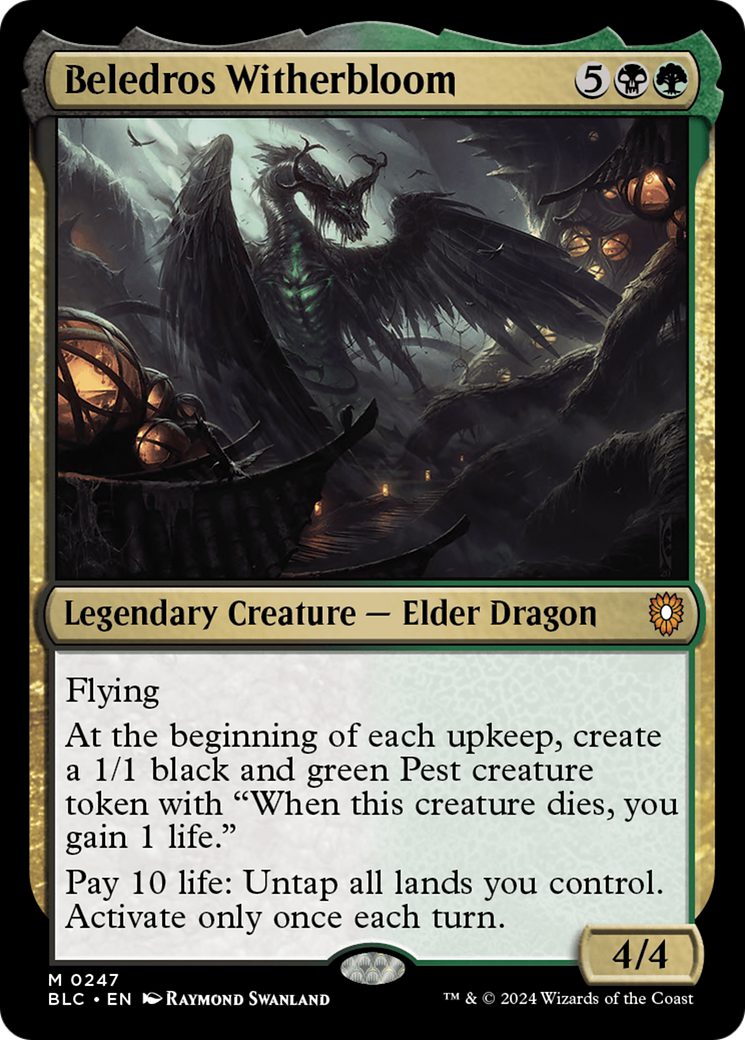 Image of Beledros Witherbloom [Bloomburrow Commander]