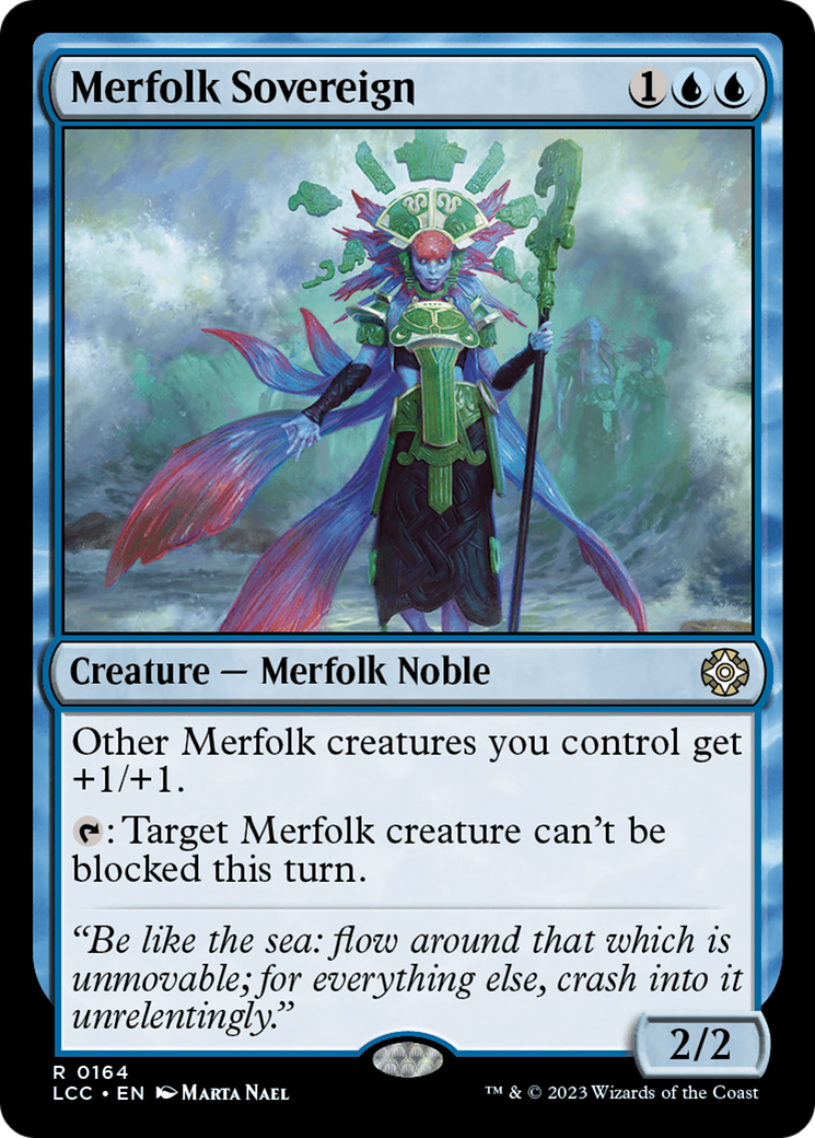 Image of Merfolk Sovereign [The Lost Caverns of Ixalan Commander]