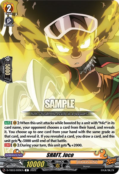 Image of SHAFT, Joco (D-TB03/099EN) [Shaman King]