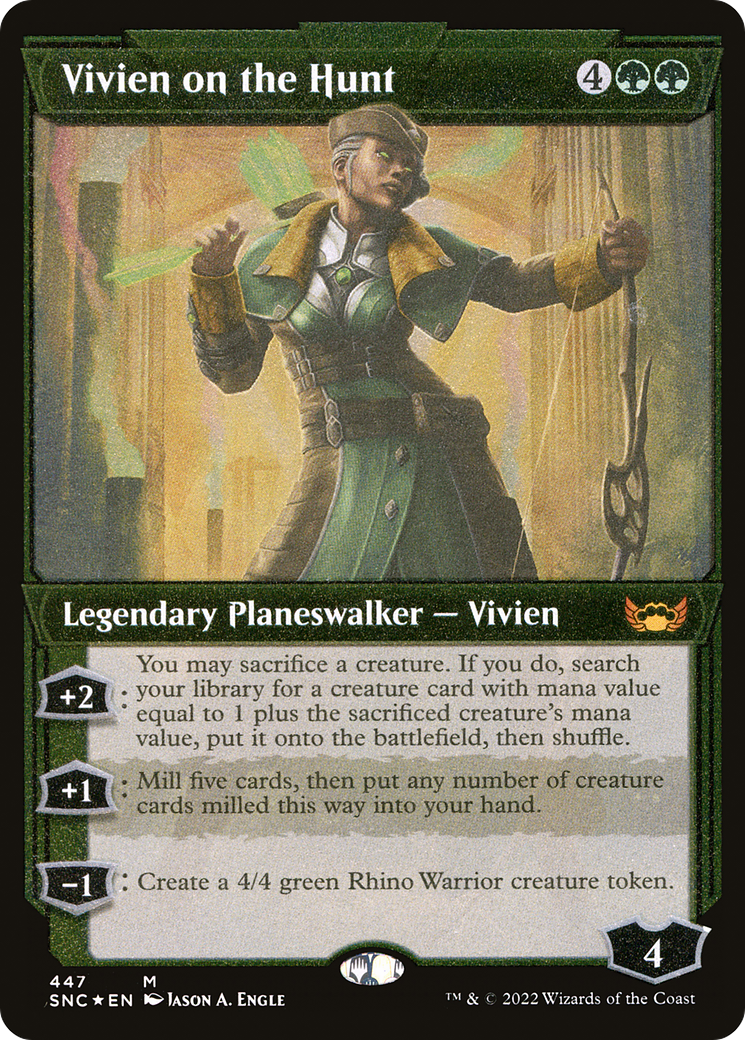 Image of Vivien on the Hunt (Showcase Art Deco Foil Etched) [Streets of New Capenna]