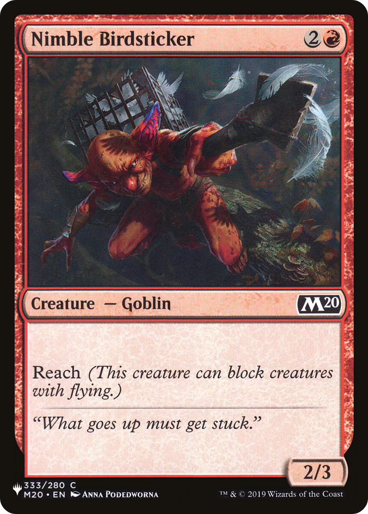 Image of Nimble Birdsticker [The List]