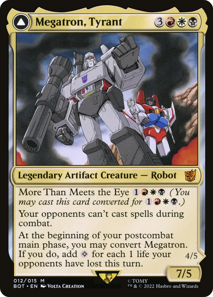 Image of Megatron, Tyrant // Megatron, Destructive Force [Transformers]
