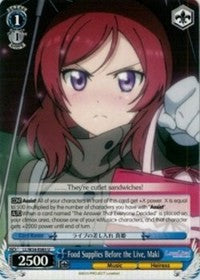 Image of Food Supplies Before the Live, Maki (LL/W34-E083 U) [Love Live! Vol. 2]