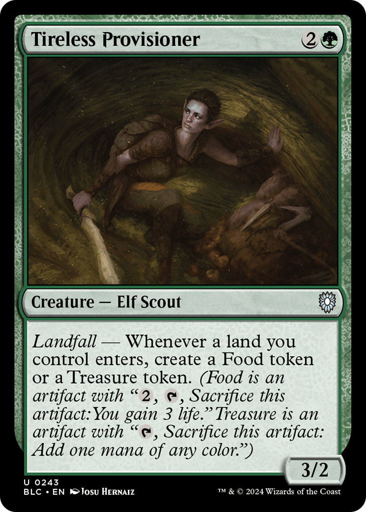 Image of Tireless Provisioner [Bloomburrow Commander]