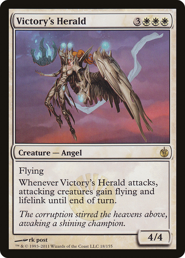 Image of Victory's Herald [Mirrodin Besieged]