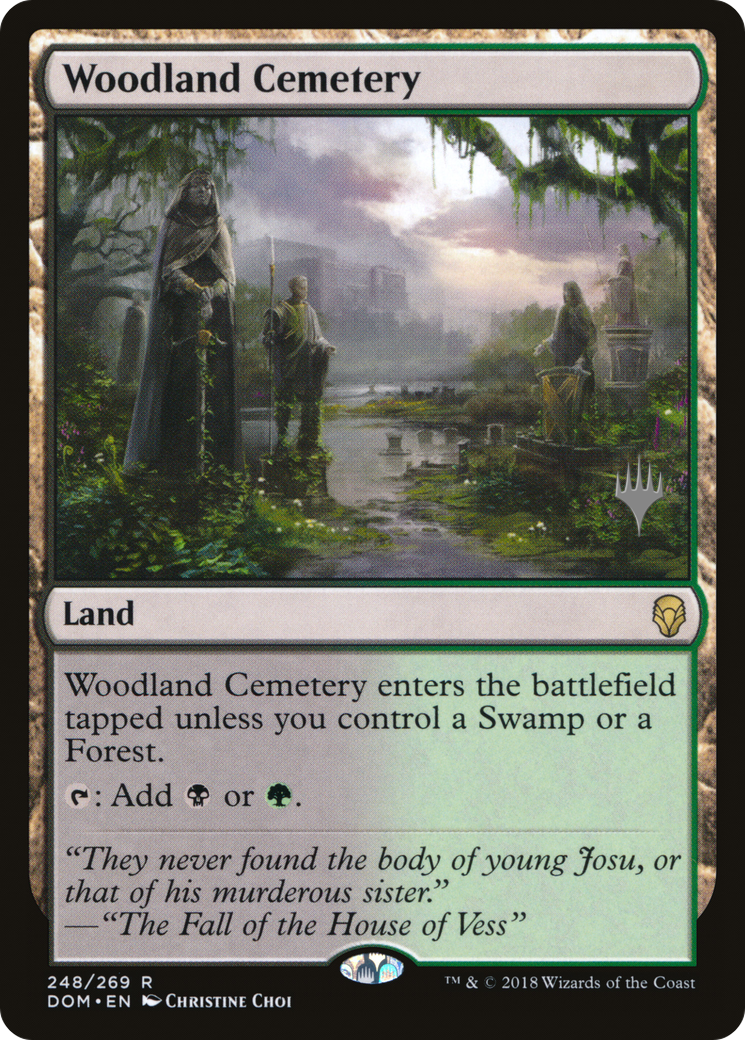 Image of Woodland Cemetery (Promo Pack) [Dominaria Promos]