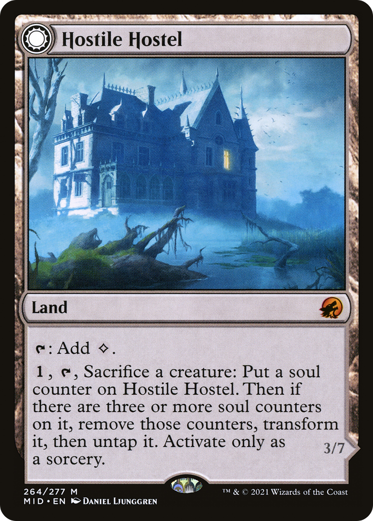 Image of Hostile Hostel // Creeping Inn [Innistrad: Midnight Hunt]