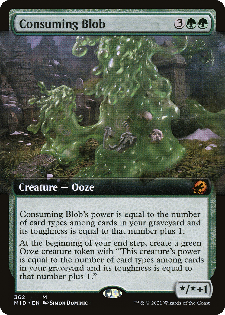 Image of Consuming Blob (Extended Art) [Innistrad: Midnight Hunt]