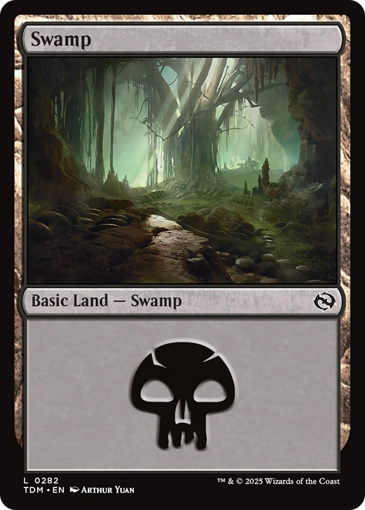 Image of Swamp (0282) [Tarkir: Dragonstorm]
