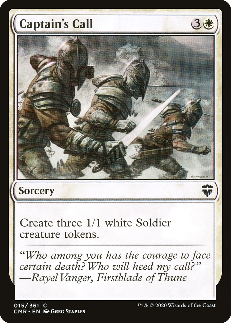Image of Captain's Call [Commander Legends]