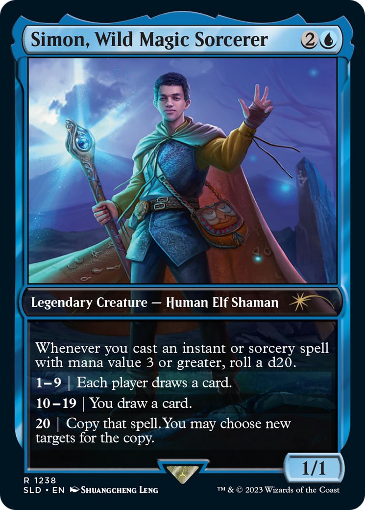 Image of Simon, Wild Magic Sorcerer [Secret Lair Drop Series]