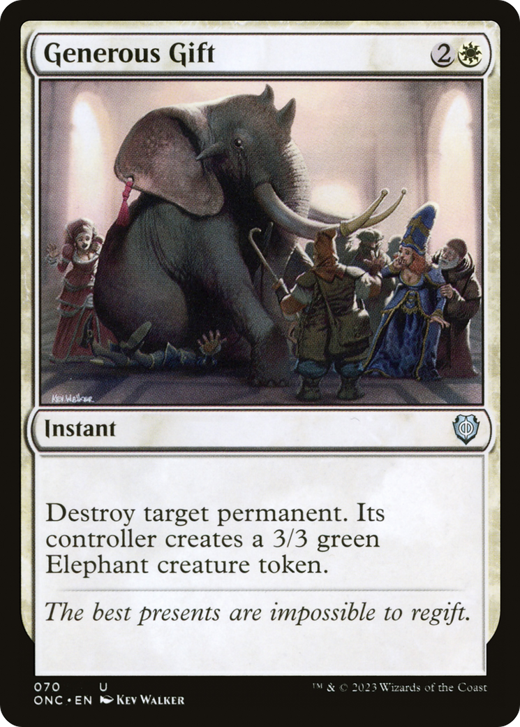 Image of Generous Gift [Phyrexia: All Will Be One Commander]