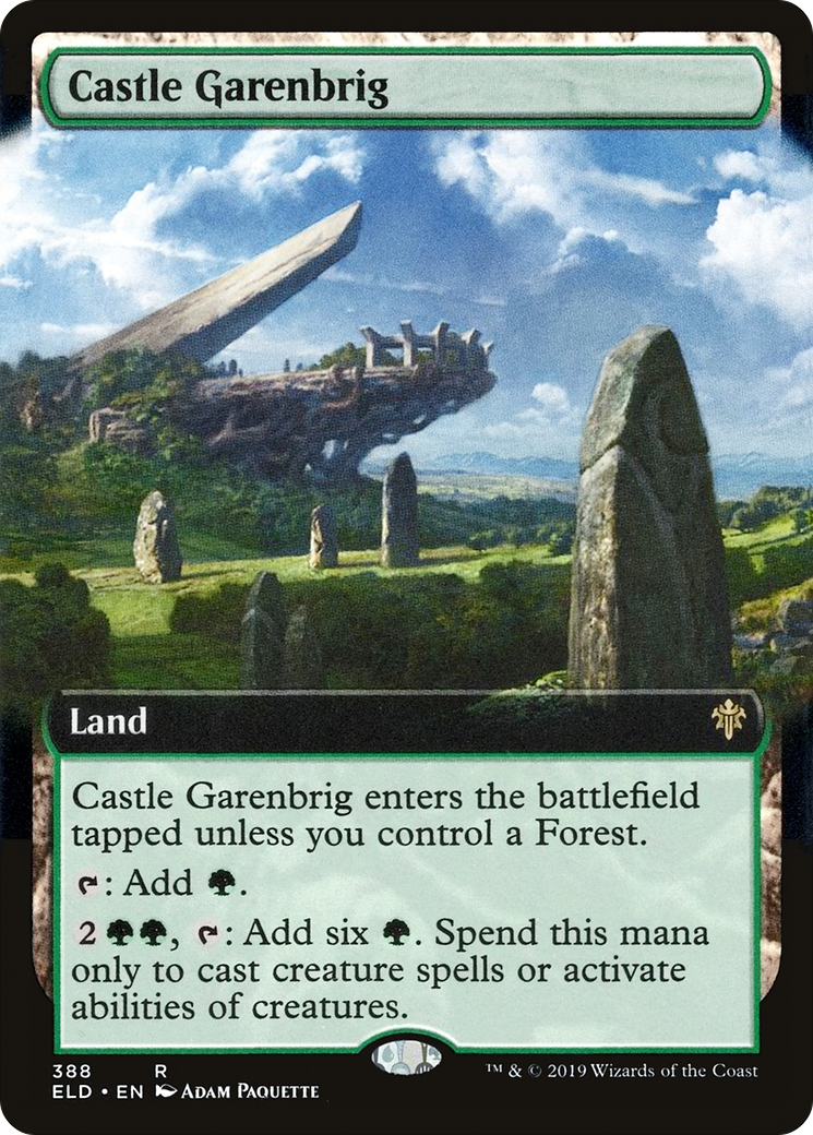 Image of Castle Garenbrig (Extended Art) [Throne of Eldraine]
