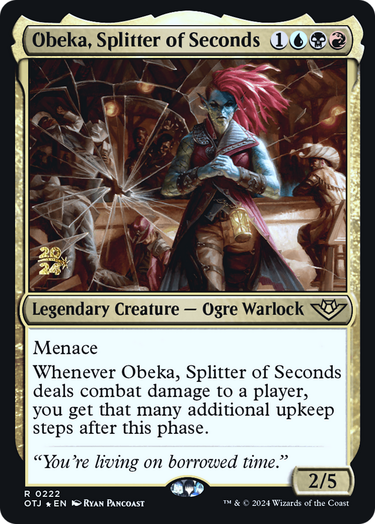 Image of Obeka, Splitter of Seconds [Outlaws of Thunder Junction Prerelease Promos]