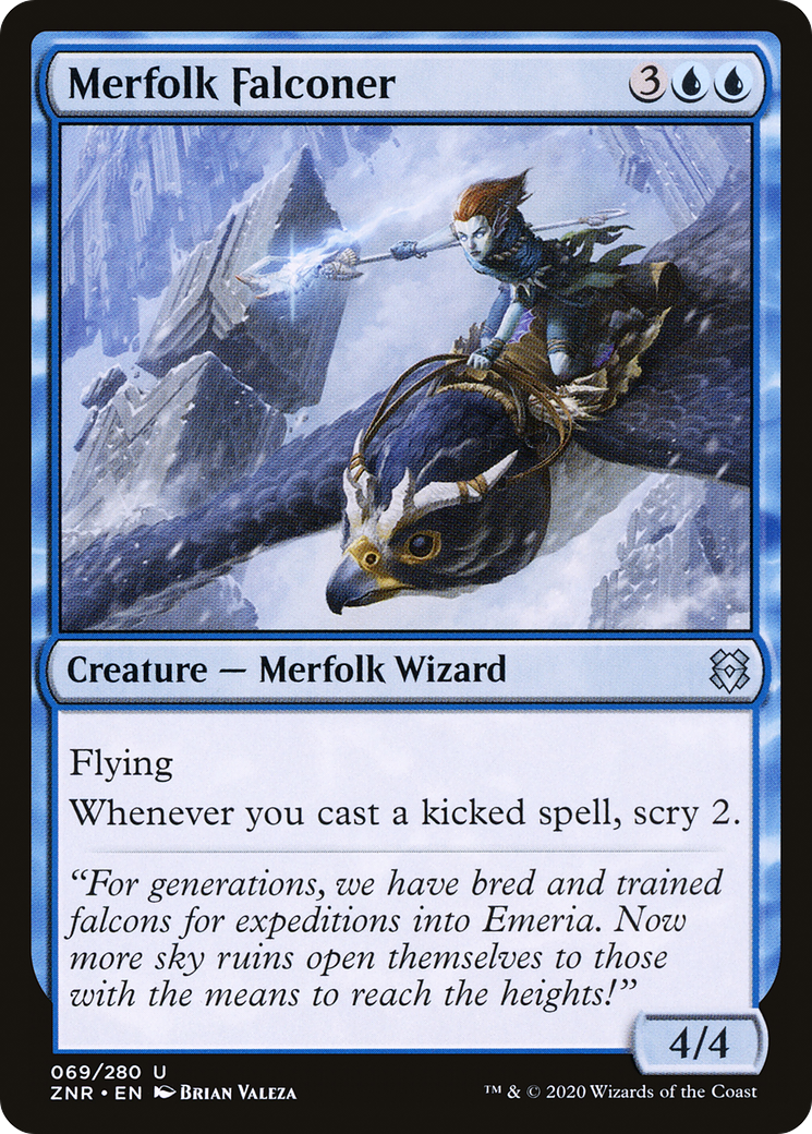 Image of Merfolk Falconer [Zendikar Rising]