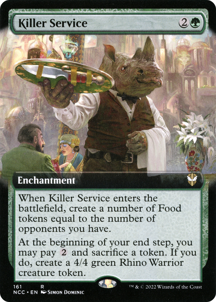 Image of Killer Service (Extended Art) [Streets of New Capenna Commander]