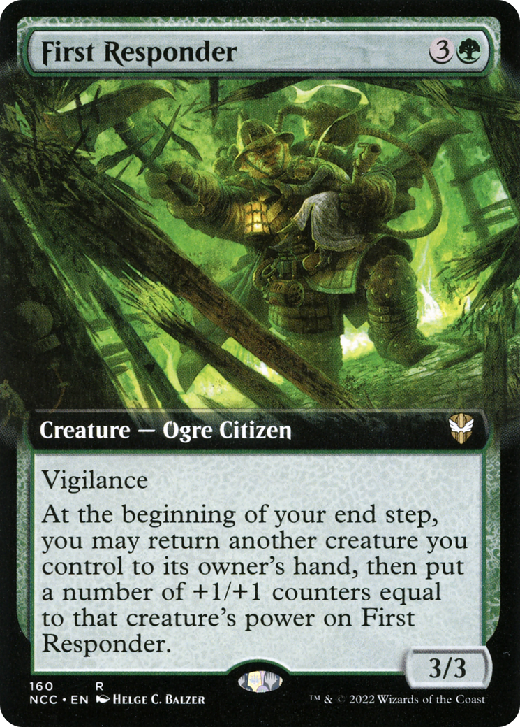 Image of First Responder (Extended Art) [Streets of New Capenna Commander]