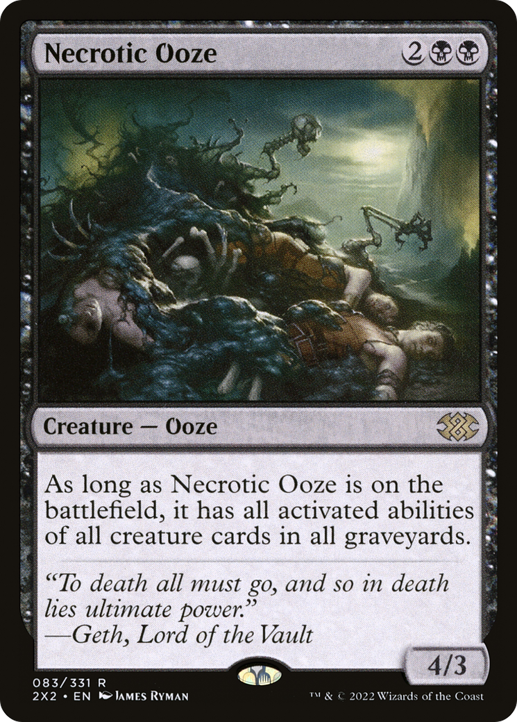 Image of Necrotic Ooze [Double Masters 2022]