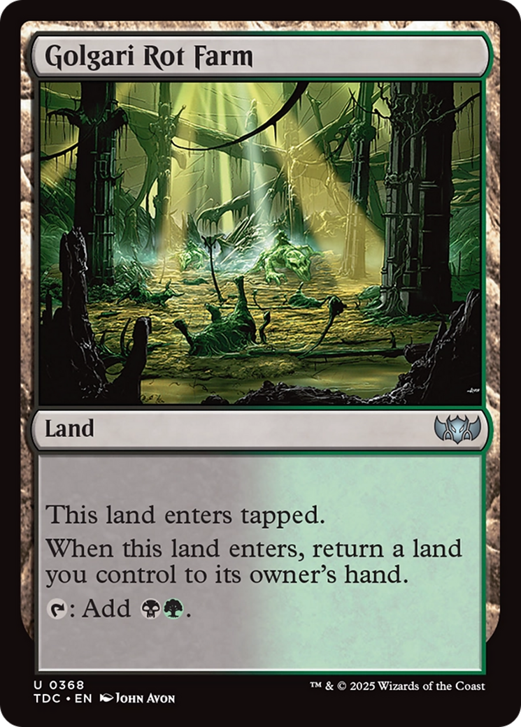 Image of Golgari Rot Farm [Tarkir: Dragonstorm Commander]
