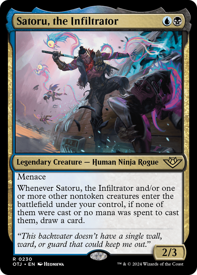 Image of Satoru, the Infiltrator [Outlaws of Thunder Junction]