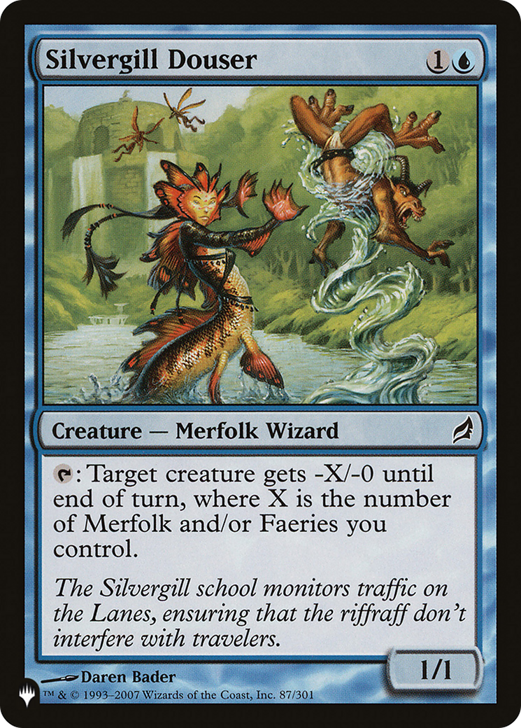 Image of Silvergill Douser [The List]