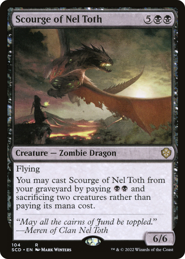 Image of Scourge of Nel Toth [Starter Commander Decks]