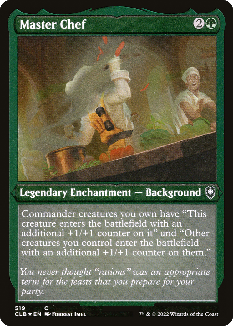 Image of Master Chef (Foil Etched) [Commander Legends: Battle for Baldur's Gate]