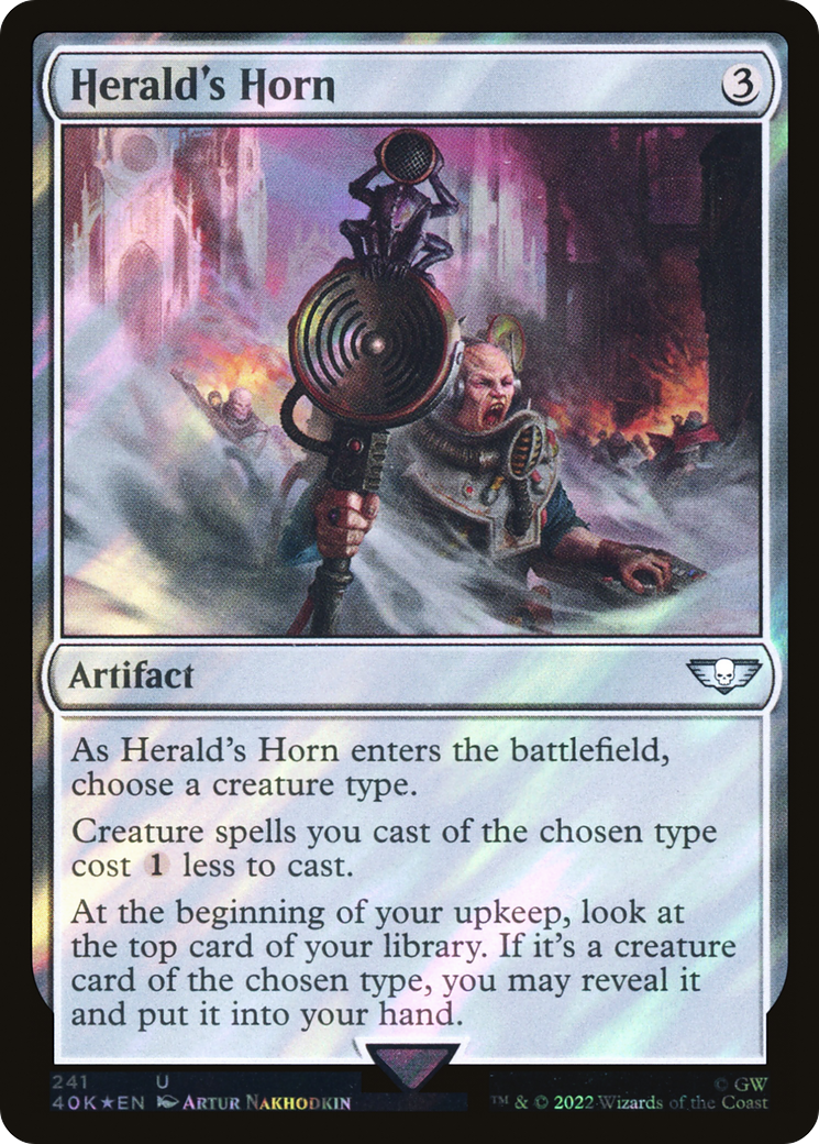 Image of Herald's Horn (Surge Foil) [Warhammer 40,000]