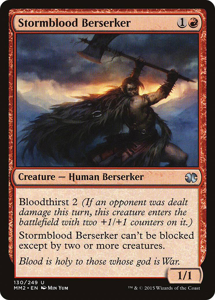 Image of Stormblood Berserker [Modern Masters 2015]