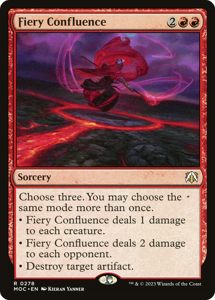 Image of Fiery Confluence [March of the Machine Commander]