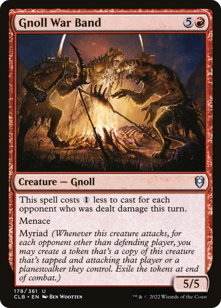 Image of Gnoll War Band [Commander Legends: Battle for Baldur's Gate]