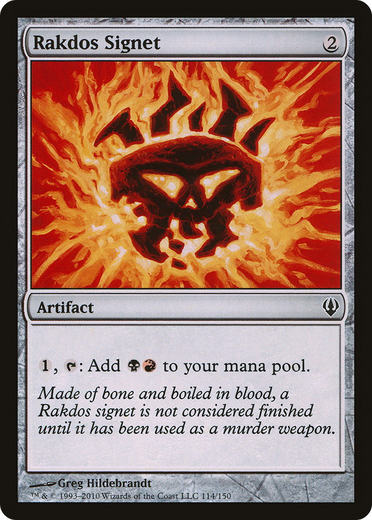 Image of Rakdos Signet [Archenemy]