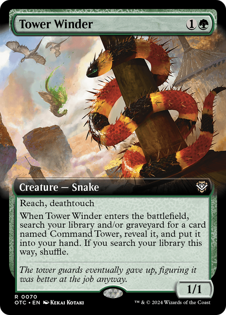 Image of Tower Winder (Extended Art) [Outlaws of Thunder Junction Commander]