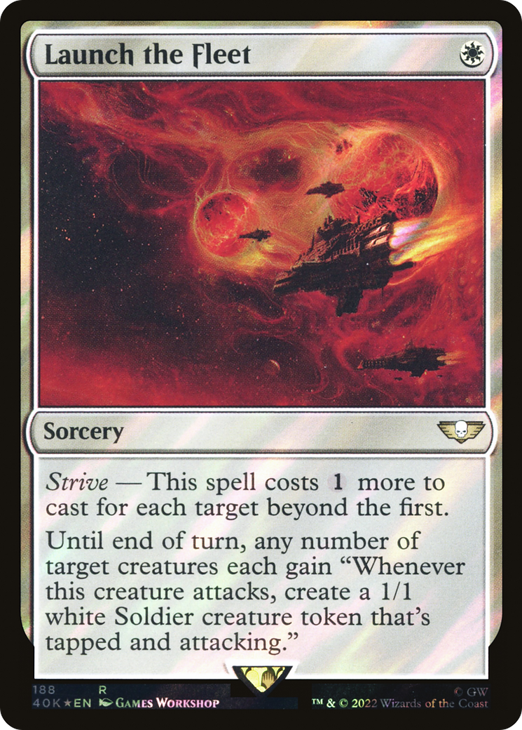 Image of Launch the Fleet (Surge Foil) [Warhammer 40,000]