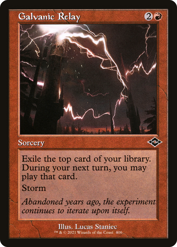 Image of Galvanic Relay (Retro Frame) (MH2-406) - Modern Horizons 2 Etched Foil