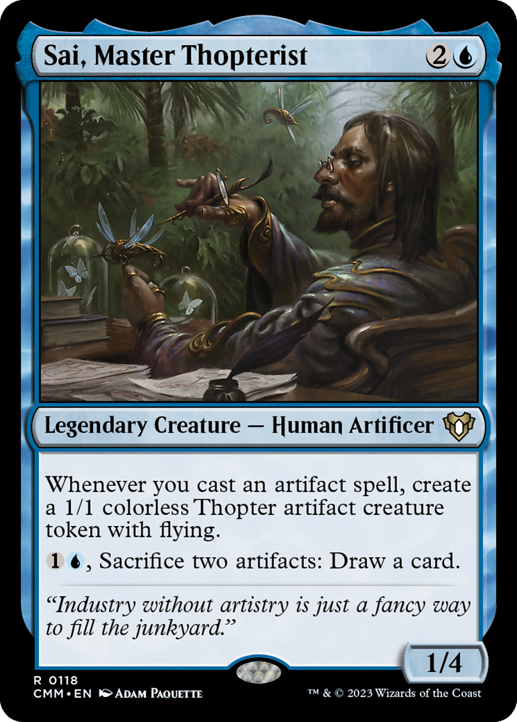 Image of Sai, Master Thopterist [Commander Masters]
