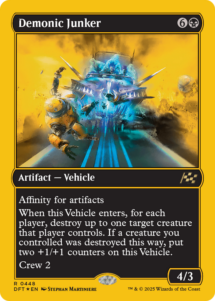 Image of Demonic Junker (First-Place Foil) [Aetherdrift]