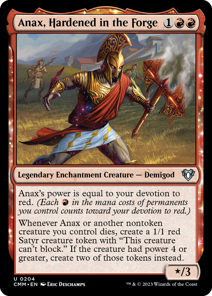 Image of Anax, Hardened in the Forge [Commander Masters]