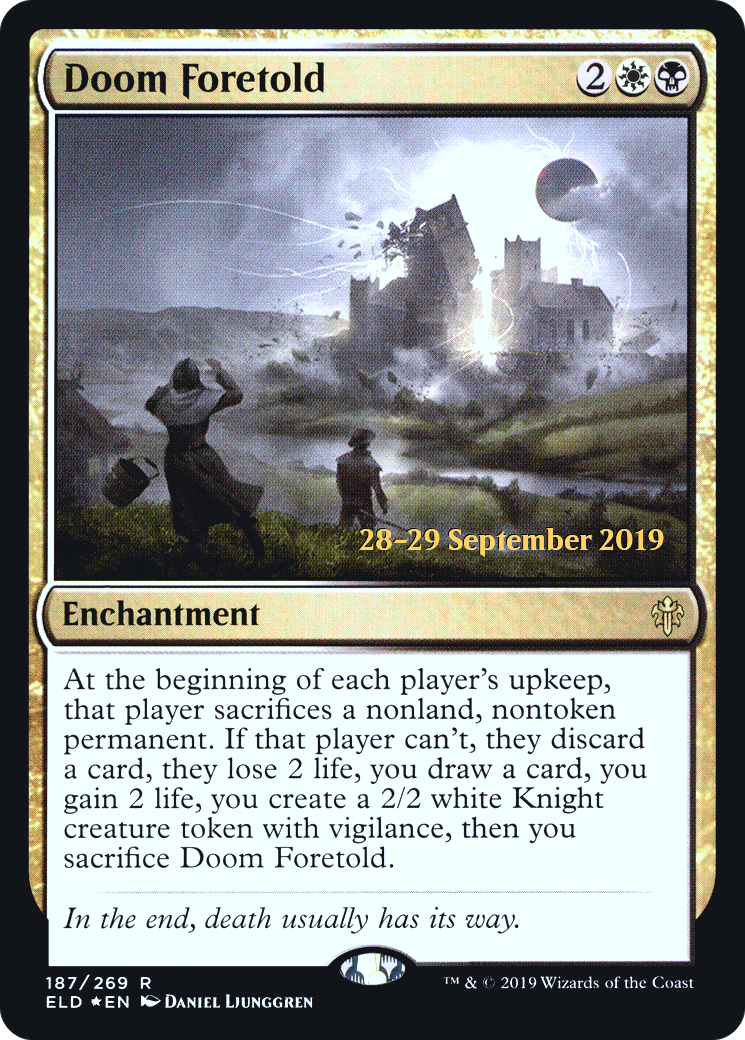 Image of Doom Foretold [Throne of Eldraine Prerelease Promos]
