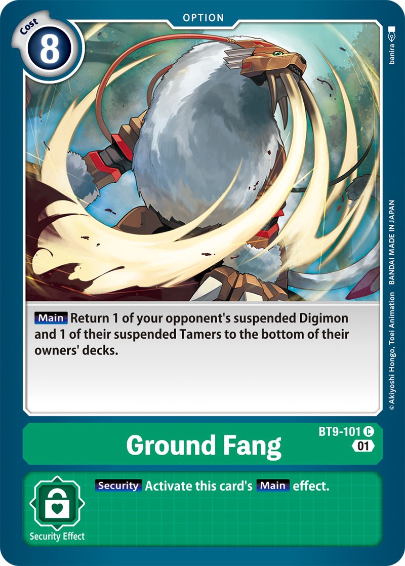 Image of Ground Fang [BT9-101] [X Record]