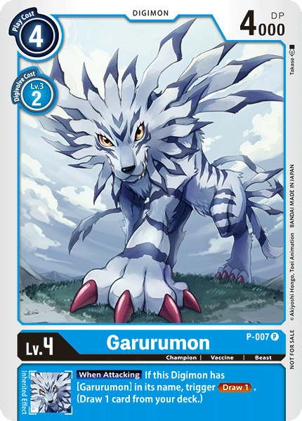 Image of Garurumon [P-007] [Promotional Cards]