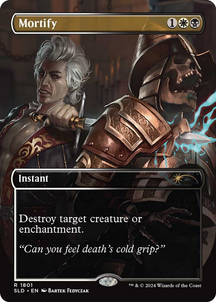 Image of Mortify (SLD-1801) - Secret Lair Drop (Borderless) Foil