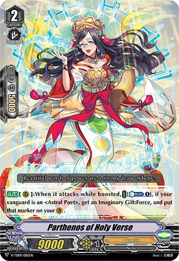 Image of Parthenos of Holy Verse (V-TD09/005EN) [Shinemon Nitta]