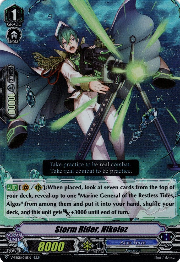 Image of Storm Rider, Nikoloz (V-EB08/018EN) [My Glorious Justice]
