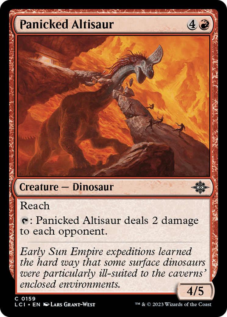 Image of Panicked Altisaur [The Lost Caverns of Ixalan]