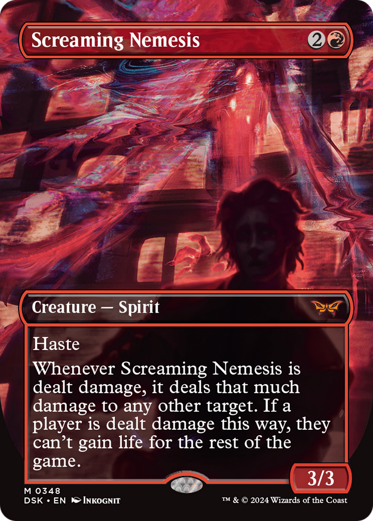Image of Screaming Nemesis (Borderless) [Duskmourn: House of Horror]