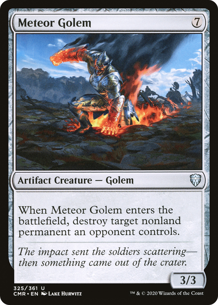 Image of Meteor Golem (325) [Commander Legends]