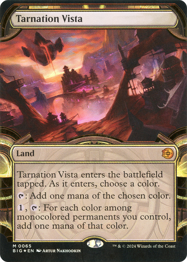 Image of Tarnation Vista (Showcase) (Raised Foil) [Outlaws of Thunder Junction: The Big Score]