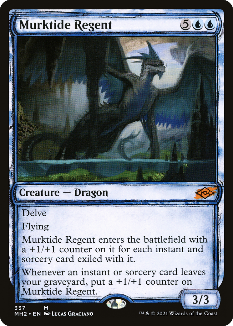 Image of Murktide Regent (Sketch) [Modern Horizons 2]